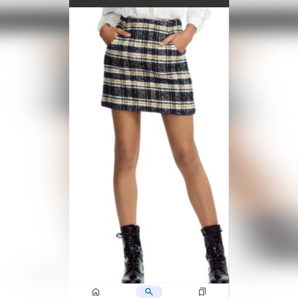 Maje Jolica plaid skirt - Picture 4 of 4